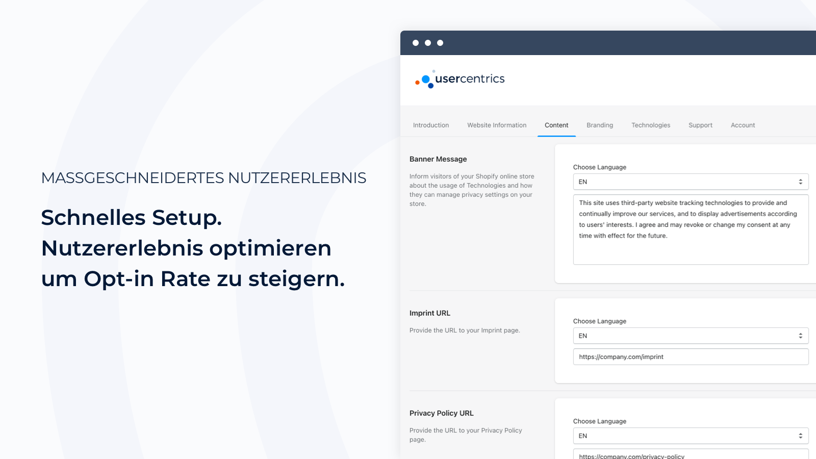 Maßgeschneidertes Nutzererlebnis mit Usercentrics | Latori