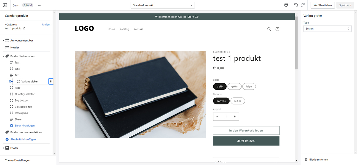 Flexible Anpassung von Produktseiten direkt im Shopify-Backend | Latori